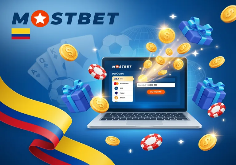 Métodos de depósito en Mostbet Colombia: PSE, Nequi, Daviplata, Visa, MasterCard y criptomonedas.