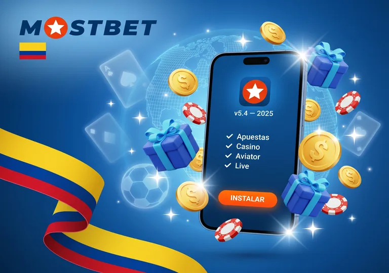 Acerca de la app Mostbet Colombia: apuestas, casino y Aviator en el móvil.