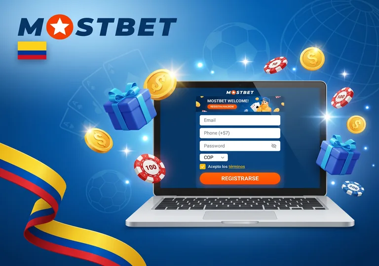 Cómo registrarse en Mostbet Colombia paso a paso.