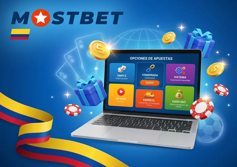 Opciones de apuestas en Mostbet: simple, combinada, sistema, cash out.