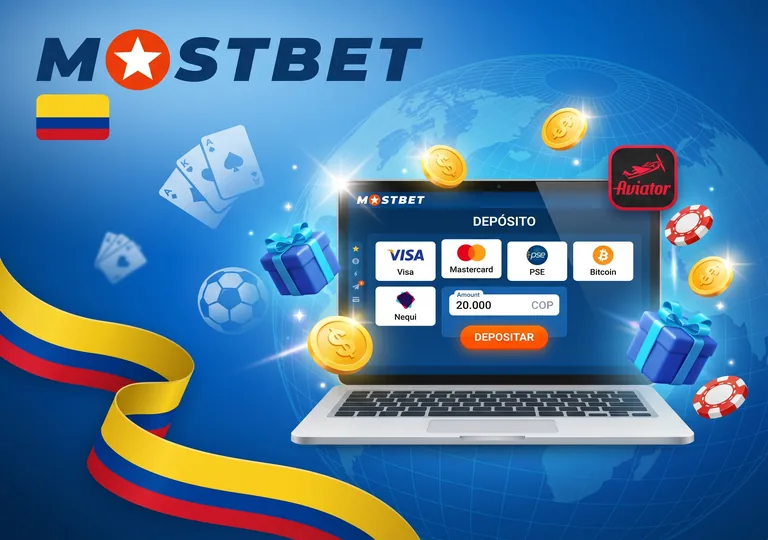 Depósitos para jugar Aviator en Mostbet Colombia con PSE, Nequi y tarjetas.