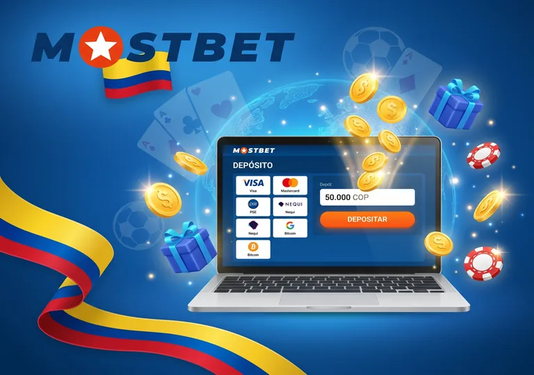 Cómo depositar dinero en la cuenta Mostbet Colombia con PSE, Nequi y tarjetas.