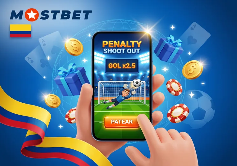 Versión móvil de Mostbet Colombia sin instalar la app.